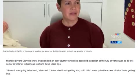 City of Vancouver’s senior director of Indigenous relations steps down, citing personal integrity