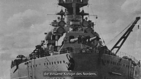 The massive bow of the Tirpitz Germany's largest battleship WW2 documentary