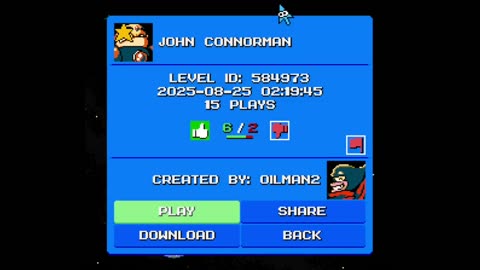 Mega Man Maker Level Highlight: "John Connorman" by Oilman2