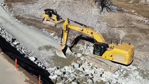 Fixing a 100 Foot Slide on a US Highway After Hurricane Helene