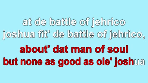 Joshua fit de Battle of Jehrico (1865)