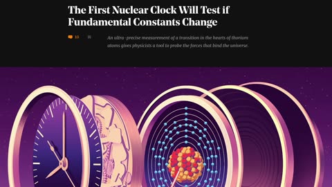 The First Nuclear Clock Will Test if Fundamental Constants Change