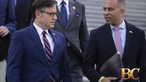 Mike Johnson rebuffs Hakeem Jeffries’ request for a live shutdown debate