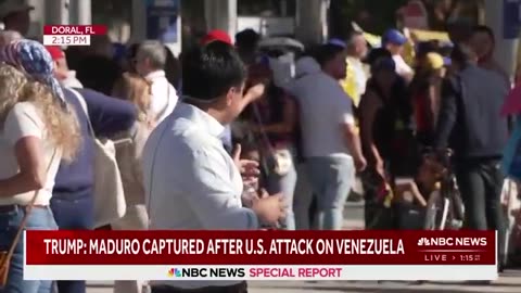 Venezuelan-Americans Flood Streets in Support of Trump After Maduro Capture