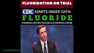 🚨 CDC Admits Under Oath on FLUORIDE...