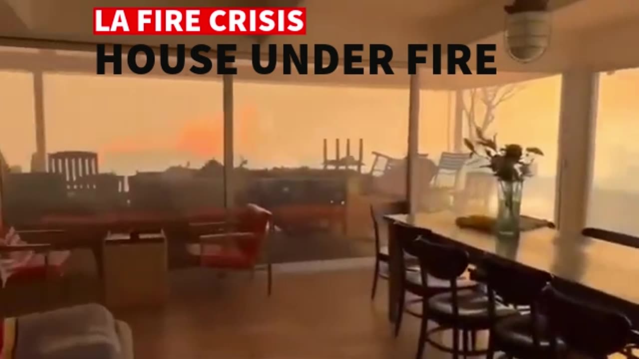 🔥 Trapped in the Palisades Fire: Walls of Flames Surround House 📹