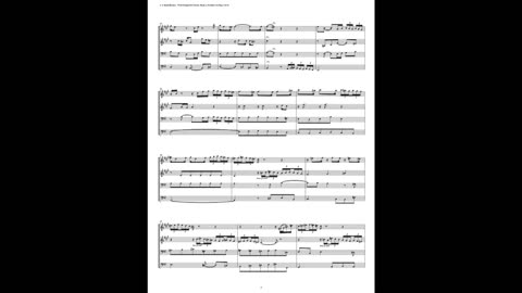 J.S. Bach - Well-Tempered Clavier: Part 2 - Prelude 14 (Brass Quartet)