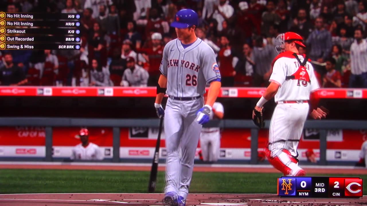 MLB The Show: Cincinnati Reds vs New York Mets (S7 G140)