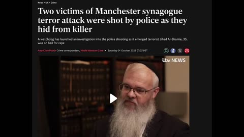 UK SYNAGOGUE STABBING PSYOP KILLER NAMED JIHAD STABS 2 BUT TURNS OUT THE COPS SHOT THE VICTIMS