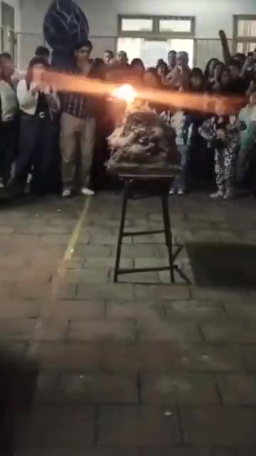 Explosión en feria de ciencias