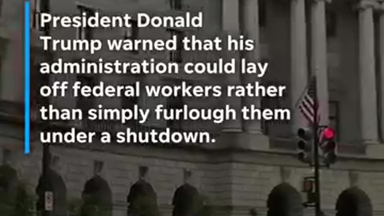 Trump says shutdown could bring ‘a lot of good’ despite layoffs