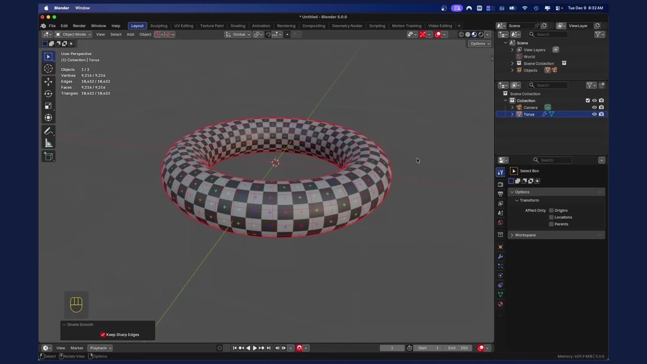 Blender Dumbed Down: UV Unwrapping a torus in Blender #uv #tutorial #3d #3dmodeling