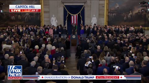 Biden, Harris, Trump, Vance enter inauguration ceremony