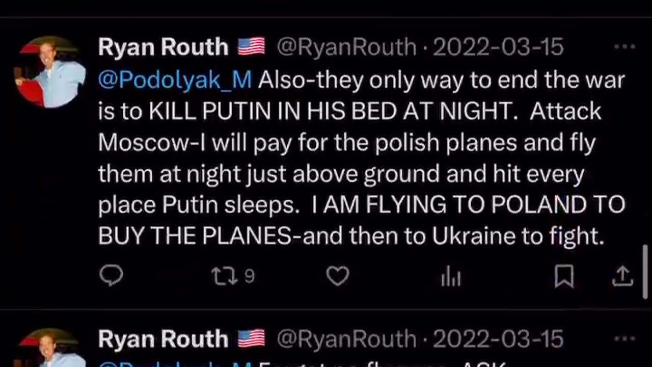 Ryan Routh tweets