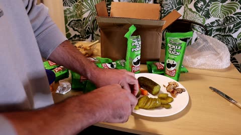 Van Holten's Pickles Pringles Sour Cream & Onion Taste Test Review