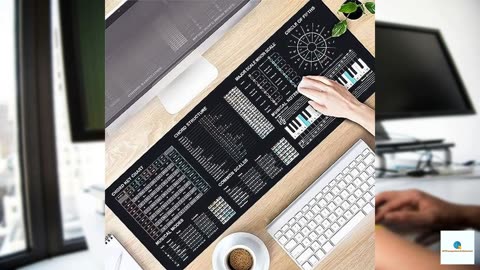 Music Theory Cheat Sheet Mouse Pad