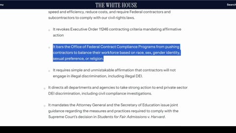 POTUS Trump EO that the left media is going insane over what it actually reads.