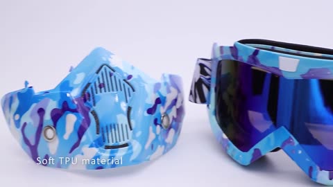 Todos los días Universal al aire libre Moto Motocross Goggle Visera extraíble