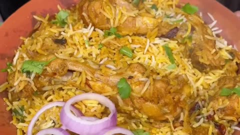 Handi Chicken Biryani 🍗 #shorts