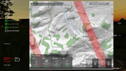 Gunner, Heat, Pc! Bounding Overwatch Command