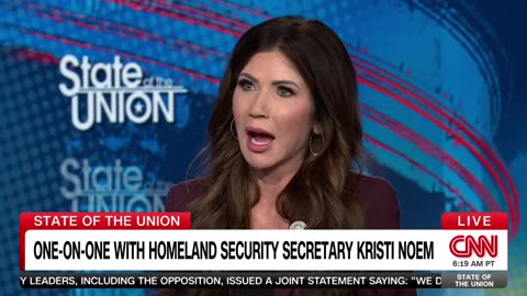Noem EVISCERATES Tapper for Protecting Democrats' Violent Anti-ICE Rhetoric