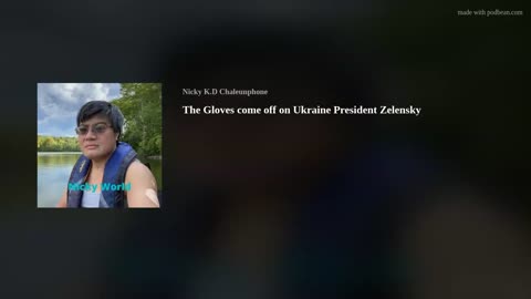 The Gloves come off on Ukraine President Zelensky
