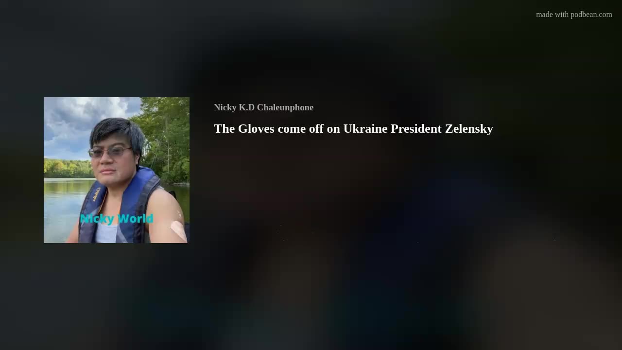 The Gloves come off on Ukraine President Zelensky