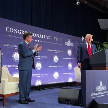 President Donald J. Trump is giving remarks to the House GOP Conference!