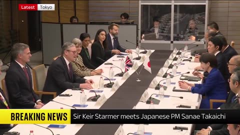 🚨Keir Starmer meets with Japanese PM Sanae Takaichi