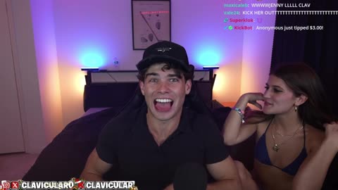 Clavicular plays FORTNITE with Jenny Popach