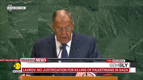 . BREAKING_ Russian Foreign Minister Addresses 80th Session Of UNGA
