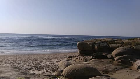 The Captain's View. Marine Street Beach, La Jolla, California.