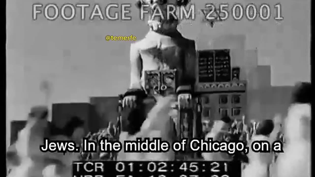 Jews Celebrating Moloch in Chicago 1933