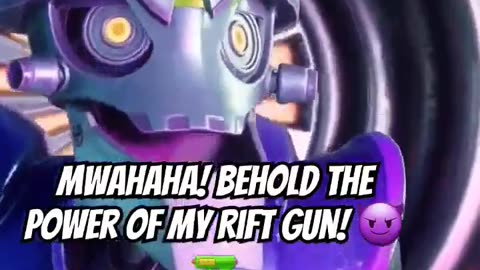 Dr. Nefarious's Rift Gun Mishap: Alien Swordfish Surprise! 🐟🔫 #ratchetandclank #riftapart #viral