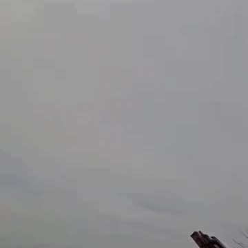 Ukrainian SAM Engaging Russian Surveillance Drone