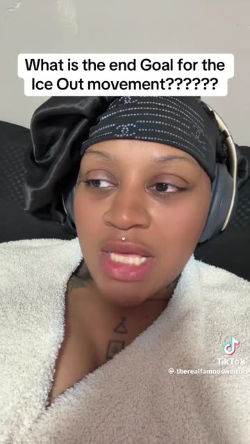 What the end goal for the ice out movement?