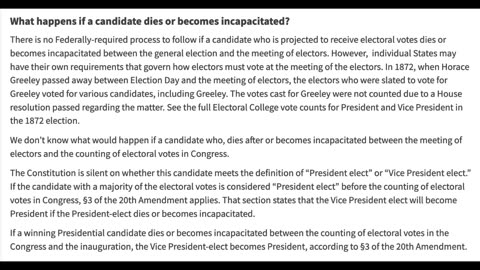 TRUMP'S BEEN SELECTED...FOR NOW! WATCH FOR A 3RD & FINAL ASSASSlNATlON BEFORE DECEMBER 17TH!