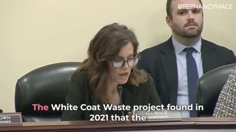 Nancy Mace Holds Oversight Hearing on $10M Taxpayer Funded TRANSGENDER Animal Tests