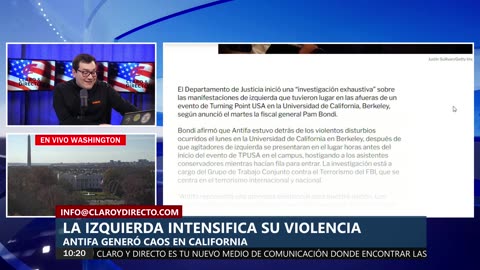 EN ESPAÑOL:TRUMP ACCIONA ANTIFAS TRAS VIOLENCIA EN CALIFORNIA/KAROLINE LEAVITT EN RUEDA DE PRENSA