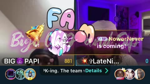 Team PK Liyah Papi Supa CoCo Chinared Keva Lo LateNight n more 10/29/25 #bigoclipandsip