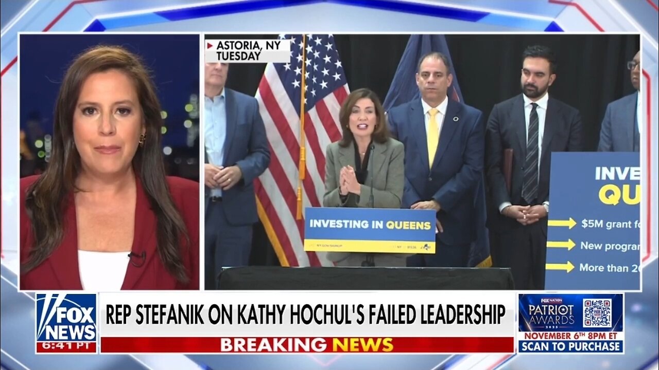 Rep Elise Stefanik: Democrat Ruled States Put Criminals First