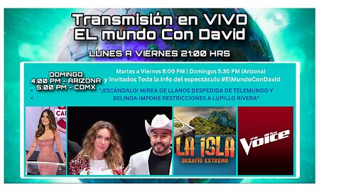 "¡Escándalo! Mirka De Llanos Despedida de Telemundo y Belinda Impone Restricciones a Lupillo Rivera"