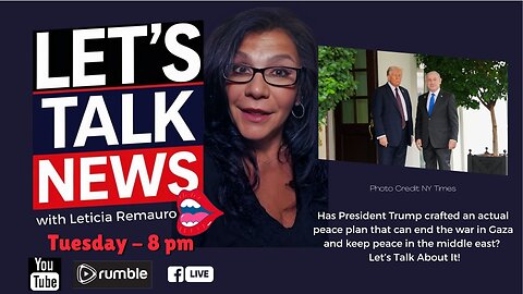 🚨 LIVE: Let's Talk News – Breaking Down Trump's Bold Gaza Peace Plan! 🚨