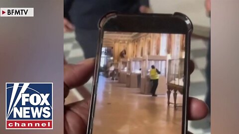 WATCH: New video appears to show Louvre heist suspect in the act
