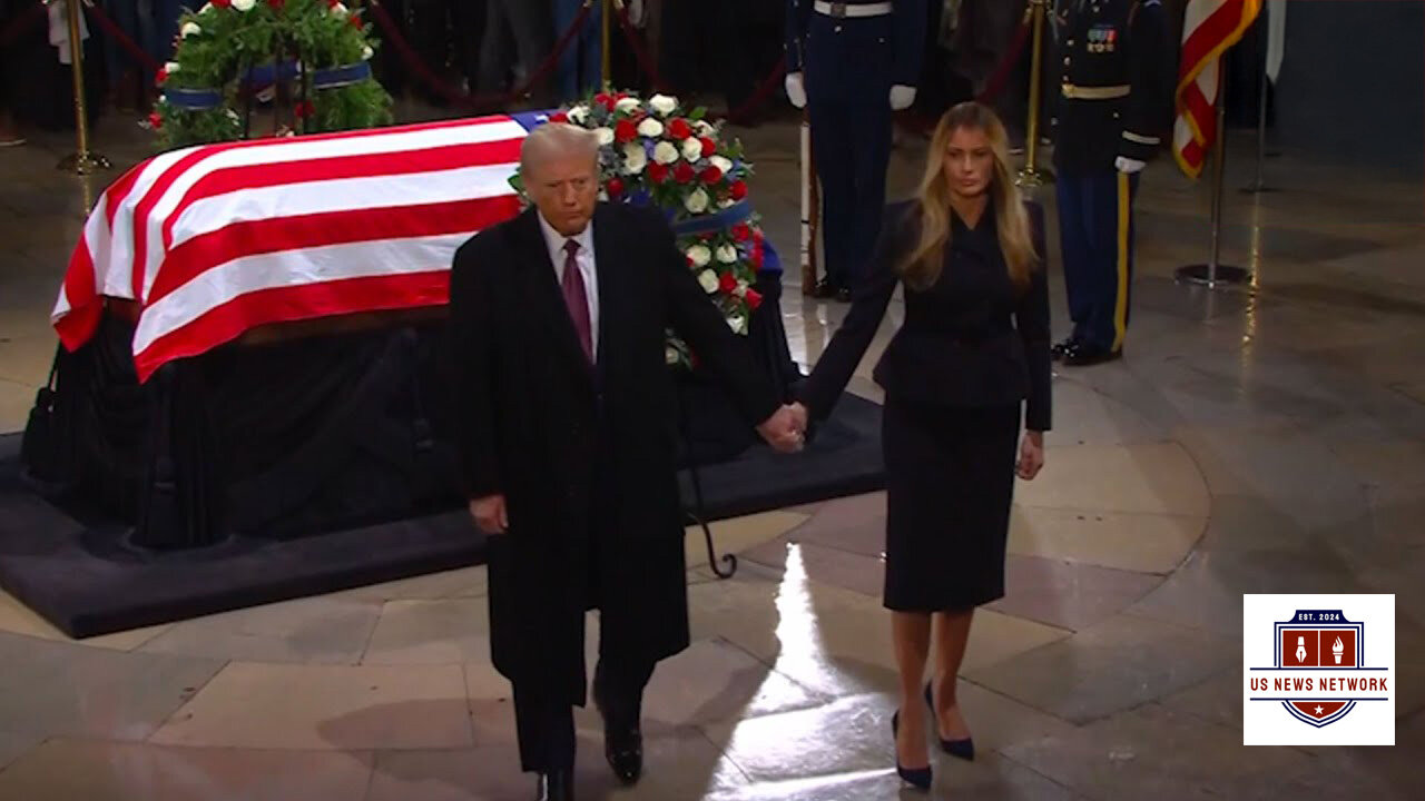 BREAKING: President-Elect Trump And Melania Visit Capitol Rotunda Where Jimmy Carter Lies In State