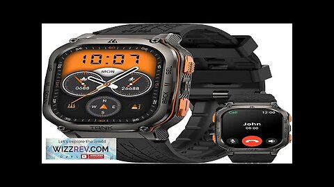 AMAZTIM Military Smart Watch with GPS 6 Satellite Positioning/Compass Stainless Steel Review