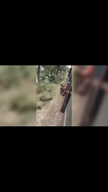 Some guy trying to hold on for as long as possible