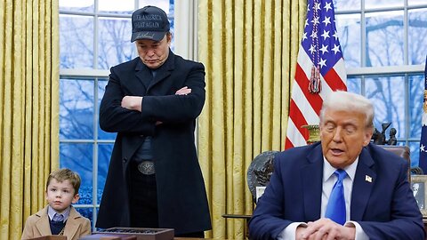 Trump and Elon Interviewed Together In The Oval Office