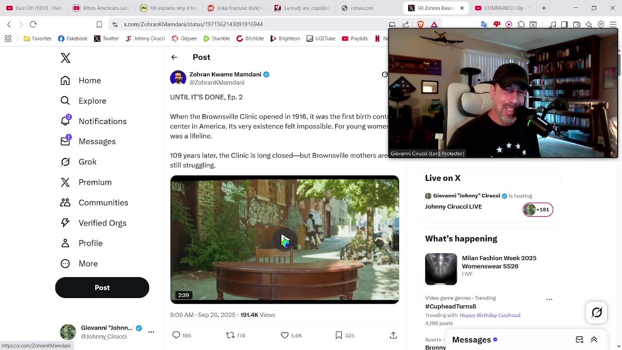 Zohran Kwami Mamdani Cries Over Unslaughtered Babies