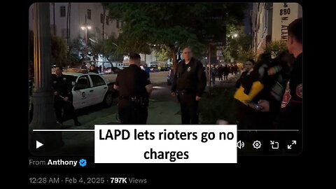 LAPD releases migrant rioters blocking streets ZERO charges